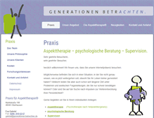 Tablet Screenshot of generationen-betrachten.de